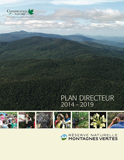 Plan directeur 2014-2019 Réserve naturelle des Montagnes-Vertes